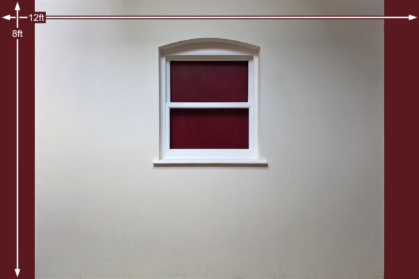 01 Arch Window Wall 3050 x 2440mm front