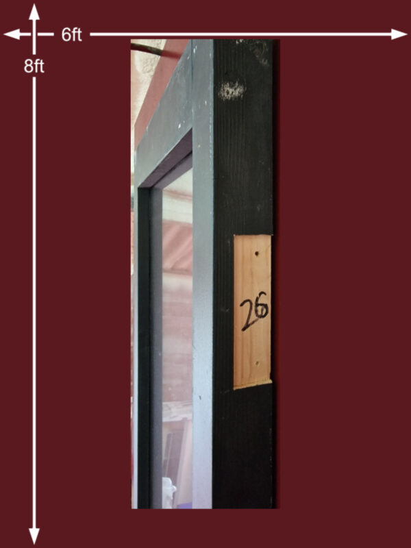 26 Window 400 x 2090mm side