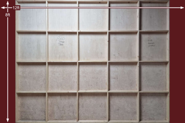 09 Rough Plaster Wall 3050 x 2440mm - back