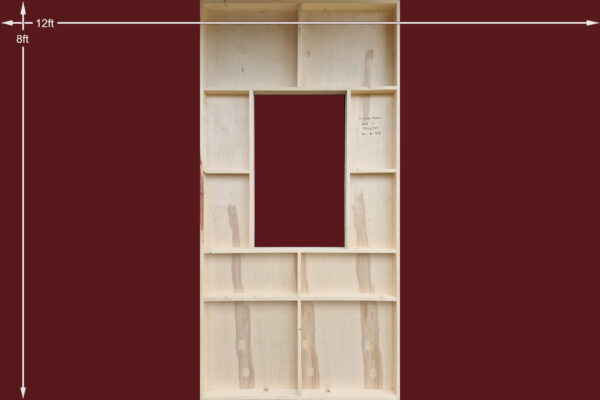 Window Flat C 1220 x 2440mm back