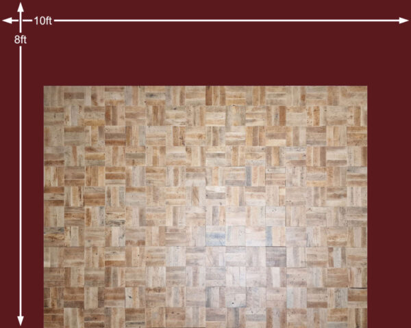 10 Floor Tiles, Parquet 600 x 600mm C(i)